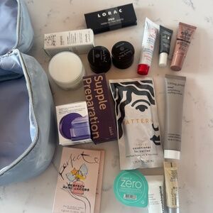 WOMEN'S MAKEUP BAG WITH DESIGNER PRODUCTS BRAND NEW